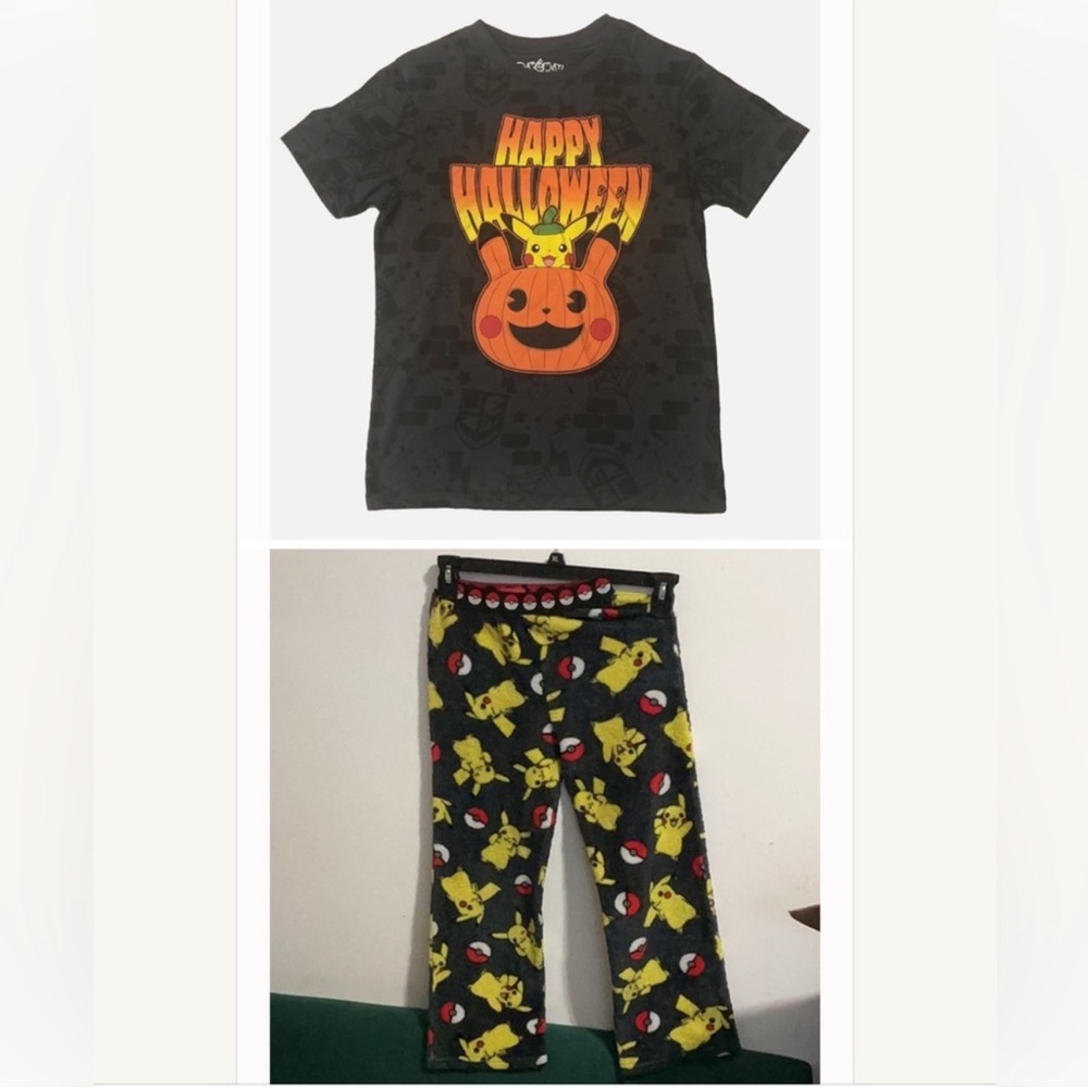 Pokemon Halloween Kids Pj Set